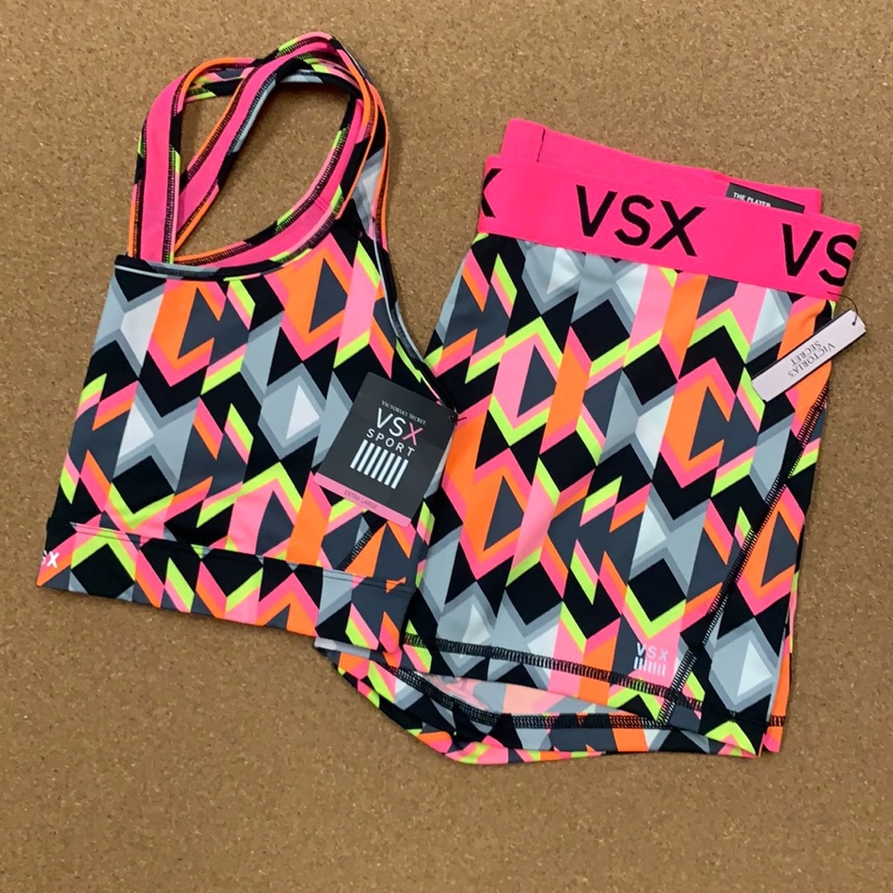 VSX Sport The Player Sport Bra & Hot Short Set